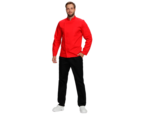 Китель повара Гастро (тк.Смесовая,160), красный