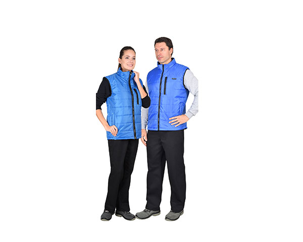 Жилет "МОДЕРН" утеплённый, васильковый