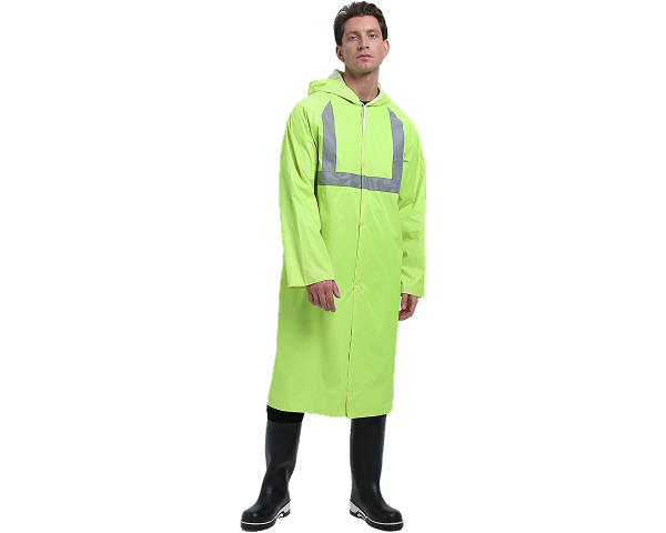 Плащ влагозащитный сигнальный PROFLINE Base СОП (ПВХ,180), желтый