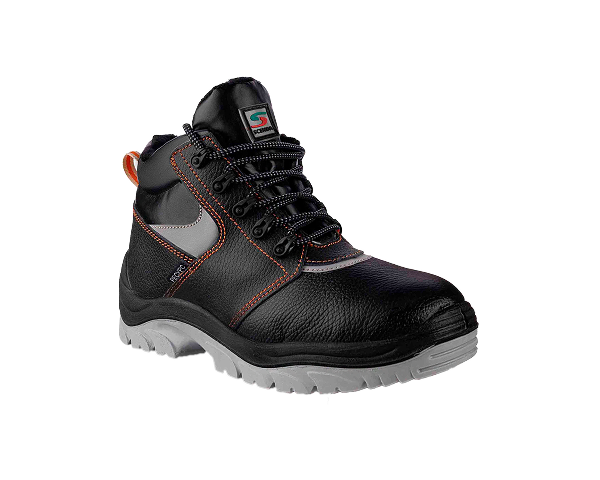 Ботинки кожаные утепленные РЕСУРС ПУ/ТПУ,  металлический подносок