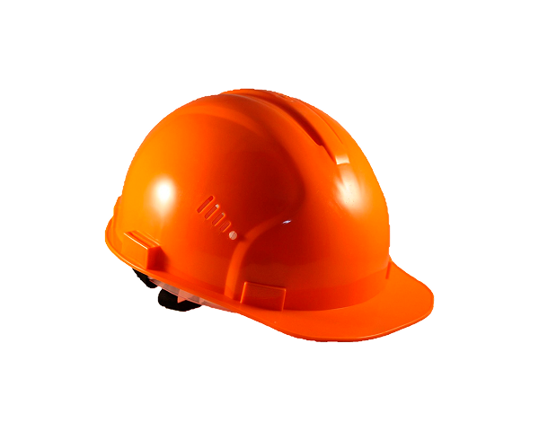 Каска защитная "ПРОФИ" (оранжевая) с храповым механизмом